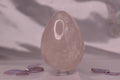 Rose quartz egg