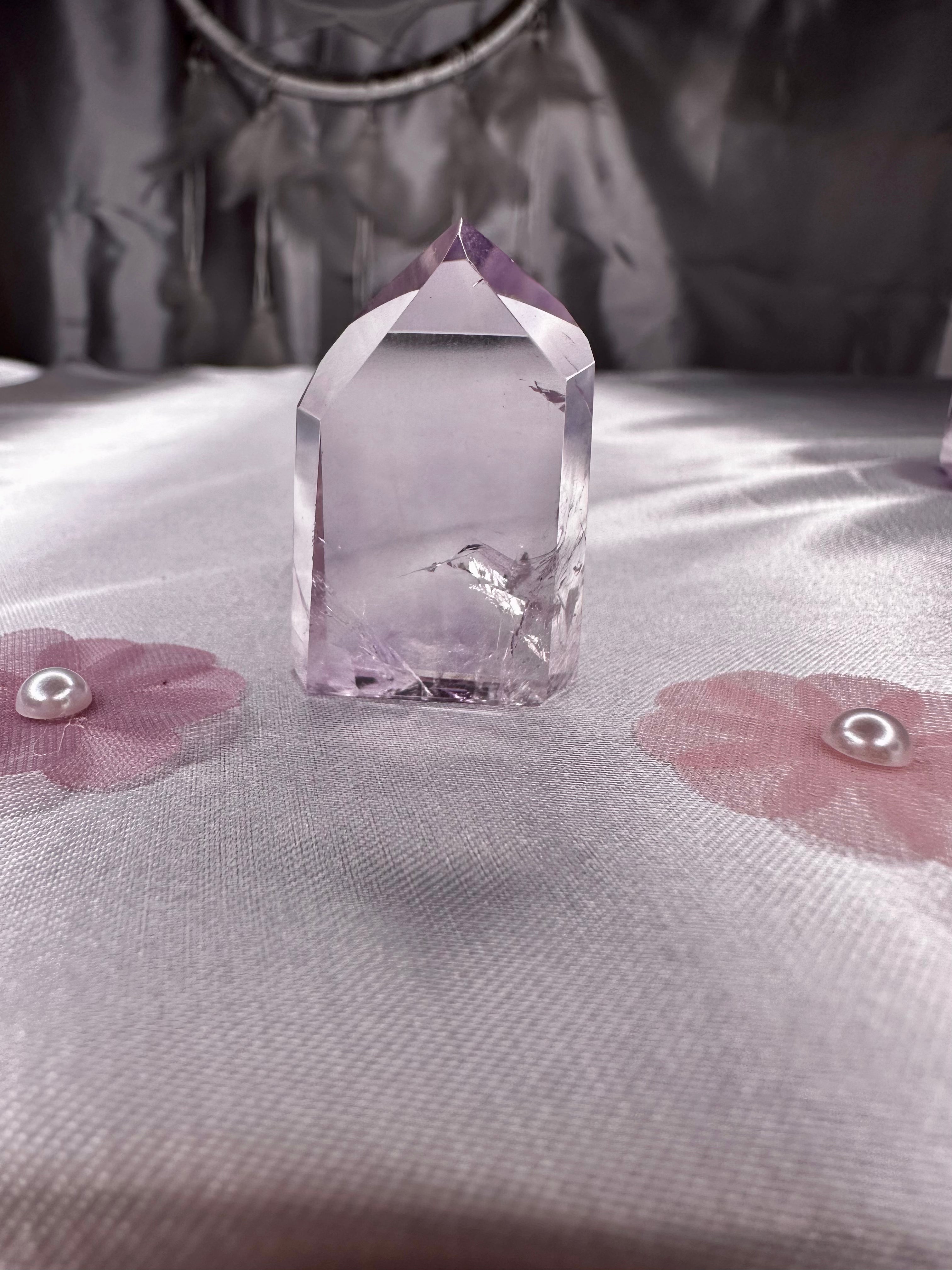 Phantom amethyst points