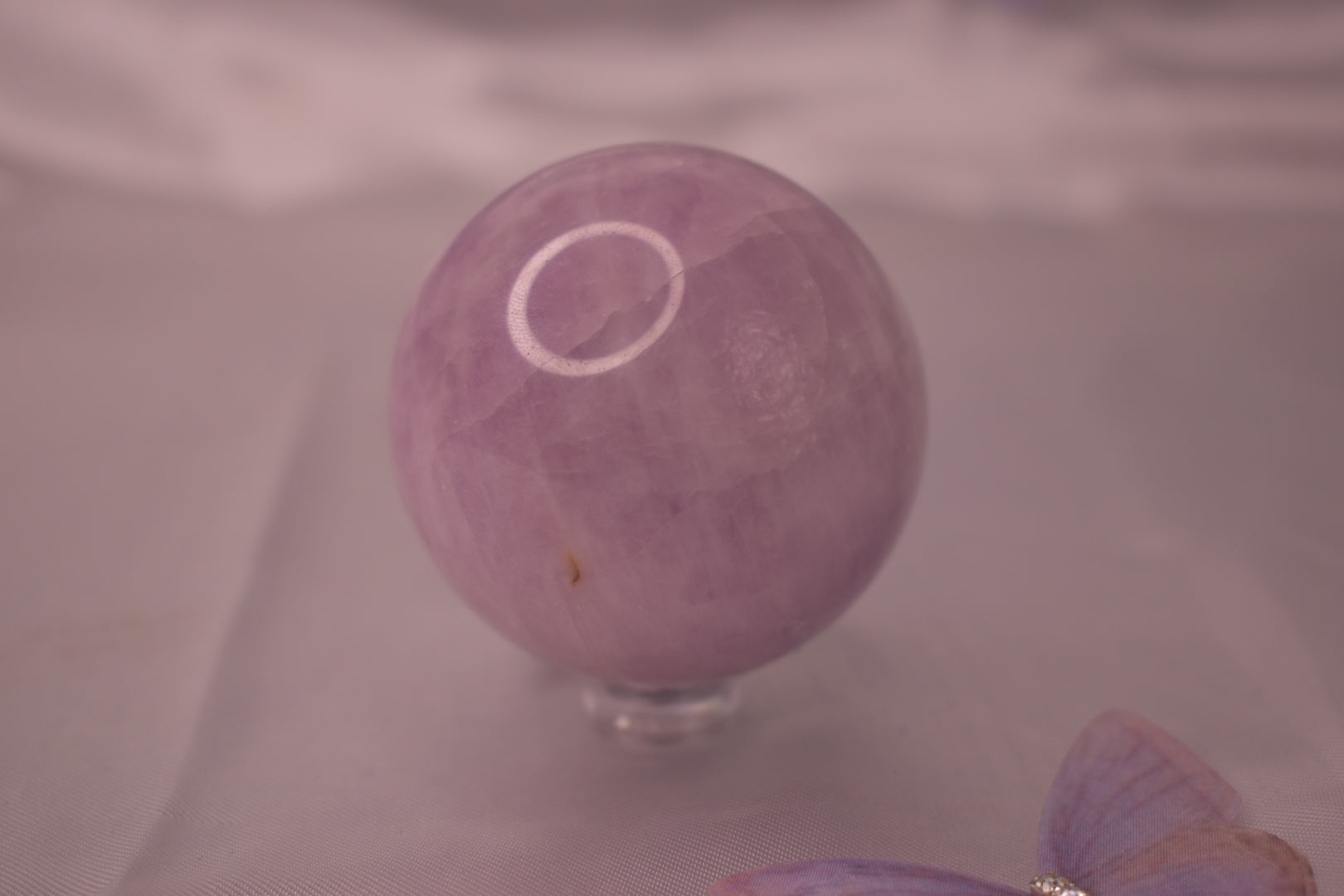Kunzite sphere