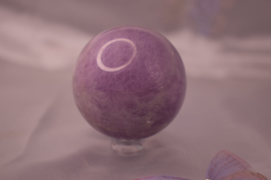 Kunzite sphere