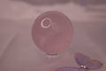 Rose quartz sphere