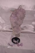 Flower amethyst on stand