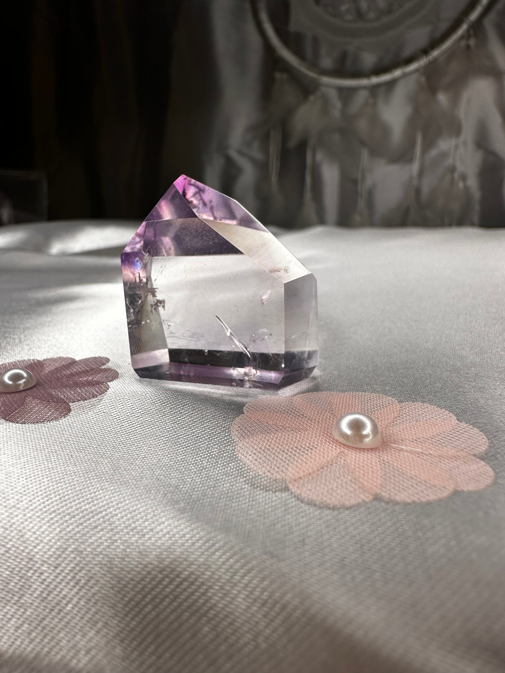 Phantom amethyst point