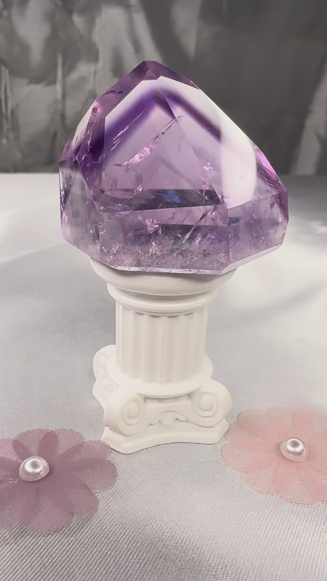 Phantom amethyst point